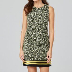 Michael Kors Yellow Floral Ditsy Print Jersey‎ Dress
